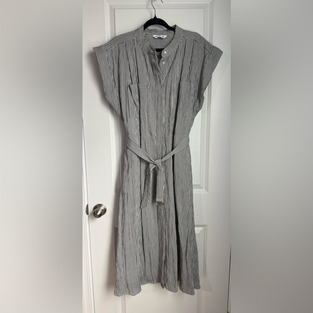 Nine West Monochrome Striped Dress